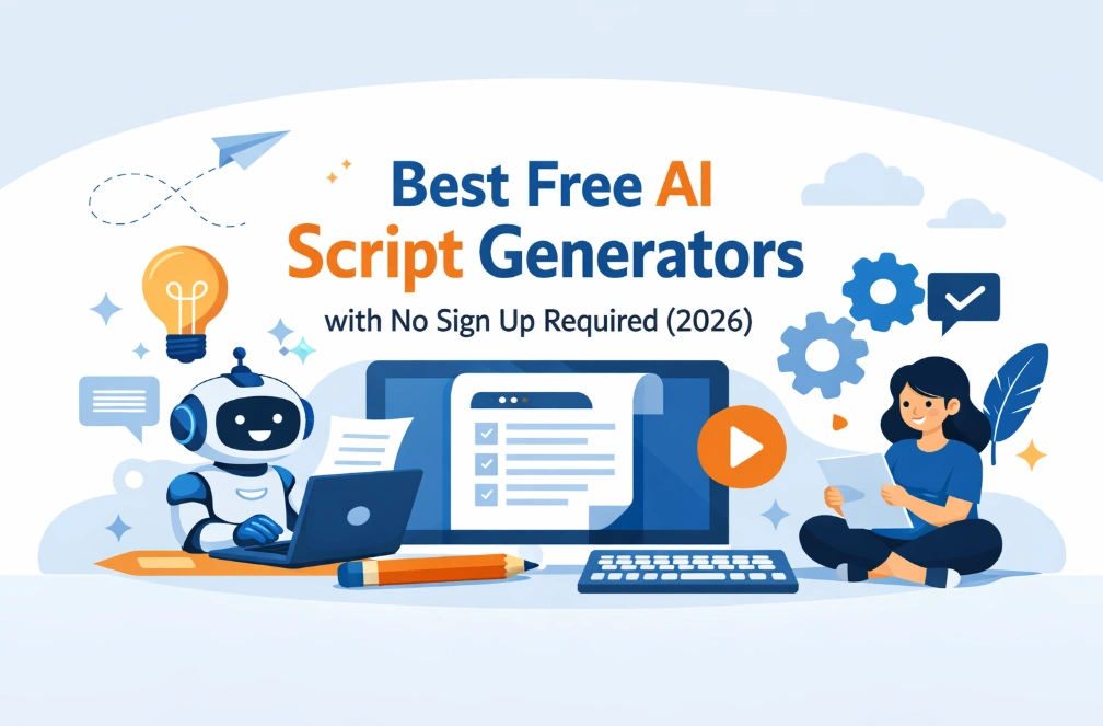 Best Free AI Script Generators with No Sign Up Required 2026